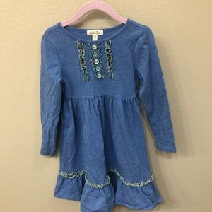 Matilda Jane long sleeve blue dress